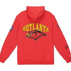 Mitchell & Ness Hoodies & Sweatshirts-Team Origins Fleece Hoody Atlanta Hawks