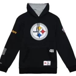 Mitchell & Ness Hoodies & Sweatshirts-Team Origins Fleece Hoody Pittsburgh Steelers