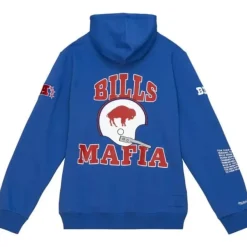 Mitchell & Ness Hoodies & Sweatshirts-Team Origins Fleece Hoody Buffalo Bills