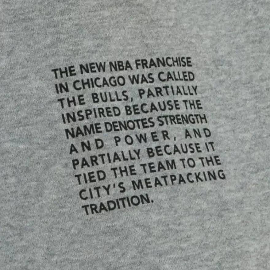 Mitchell & Ness Pants-Team Origins Fleece Pant Chicago Bulls