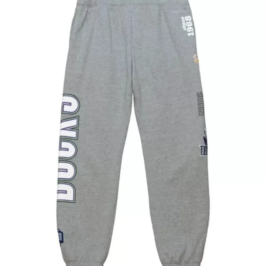 Mitchell & Ness Pants-Team Origins Fleece Pant Milwaukee Bucks