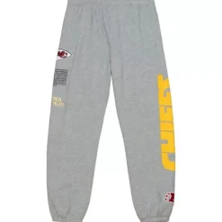 Mitchell & Ness Pants-Team Origins Fleece Pant Kansas City Chiefs