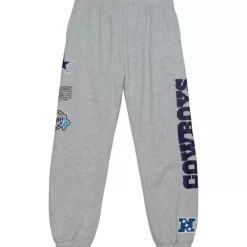 Mitchell & Ness Pants-Team Origins Fleece Pant Dallas Cowboys