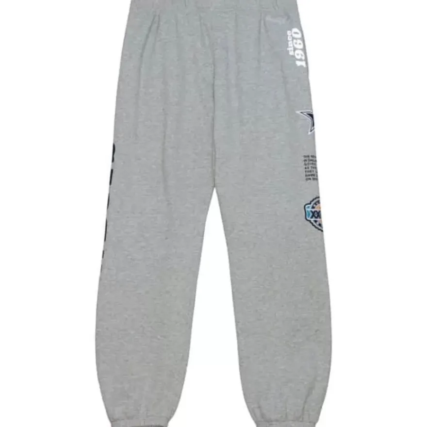 Mitchell & Ness Pants-Team Origins Fleece Pant Dallas Cowboys
