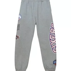 Mitchell & Ness Pants-Team Origins Fleece Pant Philadelphia 76Ers