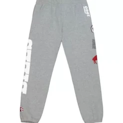 Mitchell & Ness Pants-Team Origins Fleece Pant Buffalo Bills