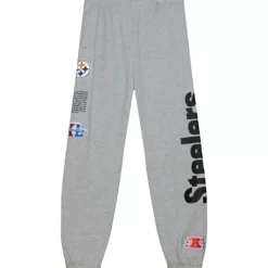 Mitchell & Ness Pants-Team Origins Fleece Pant Pittsburgh Steelers