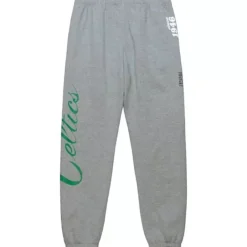 Mitchell & Ness Pants-Team Origins Fleece Pant Boston Celtics