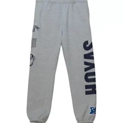 Mitchell & Ness Pants-Team Origins Fleece Pant Georgetown University