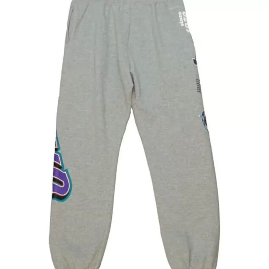 Mitchell & Ness Pants-Team Origins Fleece Pant Utah Jazz