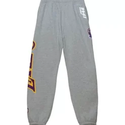 Mitchell & Ness Pants-Team Origins Fleece Pant Los Angeles Lakers