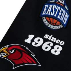 Mitchell & Ness Shorts-Team Origins Fleece Short Atlanta Hawks