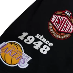 Mitchell & Ness Shorts-Team Origins Fleece Short Los Angeles Lakers
