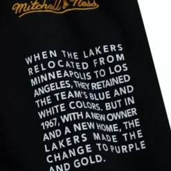 Mitchell & Ness Shorts-Team Origins Fleece Short Los Angeles Lakers