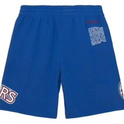 Mitchell & Ness Shorts-Team Origins Fleece Short Philadelphia 76Ers