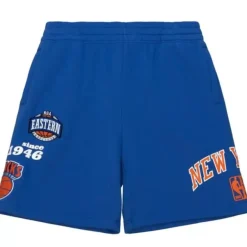 Mitchell & Ness Shorts-Team Origins Fleece Short New York Knicks