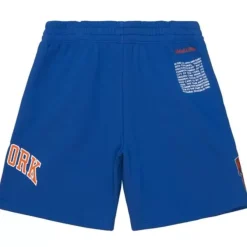 Mitchell & Ness Shorts-Team Origins Fleece Short New York Knicks