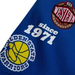 Mitchell & Ness Shorts-Team Origins Fleece Short Golden State Warriors