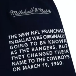 Mitchell & Ness Shorts-Team Origins Fleece Short Dallas Cowboys