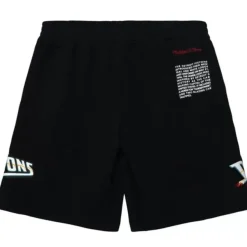 Mitchell & Ness Shorts-Team Origins Fleece Short Detroit Pistons