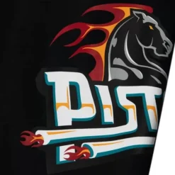 Mitchell & Ness Shorts-Team Origins Fleece Short Detroit Pistons