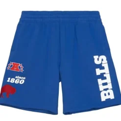 Mitchell & Ness Shorts-Team Origins Fleece Short Buffalo Bills