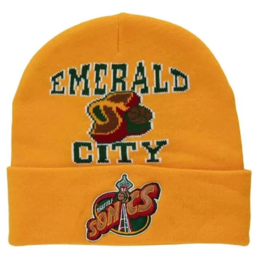 Mitchell & Ness Knit-Team Origins Knit Hwc Seattle Supersonics
