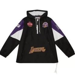 Mitchell & Ness Jackets & Outerwear-Team Origins Pullover Anorak Los Angeles Lakers