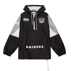 Mitchell & Ness Jackets & Outerwear-Team Origins Pullover Anorak Oakland Raiders