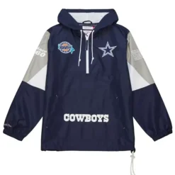 Mitchell & Ness Jackets & Outerwear-Team Origins Pullover Anorak Dallas Cowboys