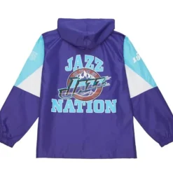 Mitchell & Ness Jackets & Outerwear-Team Origins Pullover Anorak Utah Jazz