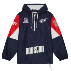 Mitchell & Ness Jackets & Outerwear-Team Origins Pullover Anorak Houston Rockets