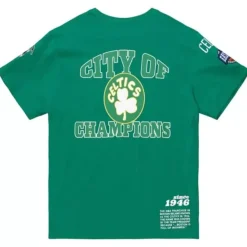 Mitchell & Ness T-Shirts & Tops-Team Origins S/S Top Boston Celtics