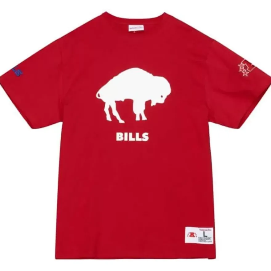 Mitchell & Ness T-Shirts & Tops-Team Origins S/S Top Buffalo Bills