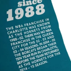 Mitchell & Ness T-Shirts & Tops-Team Origins S/S Top Charlotte Hornets