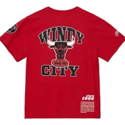 Mitchell & Ness T-Shirts & Tops-Team Origins S/S Top Chicago Bulls