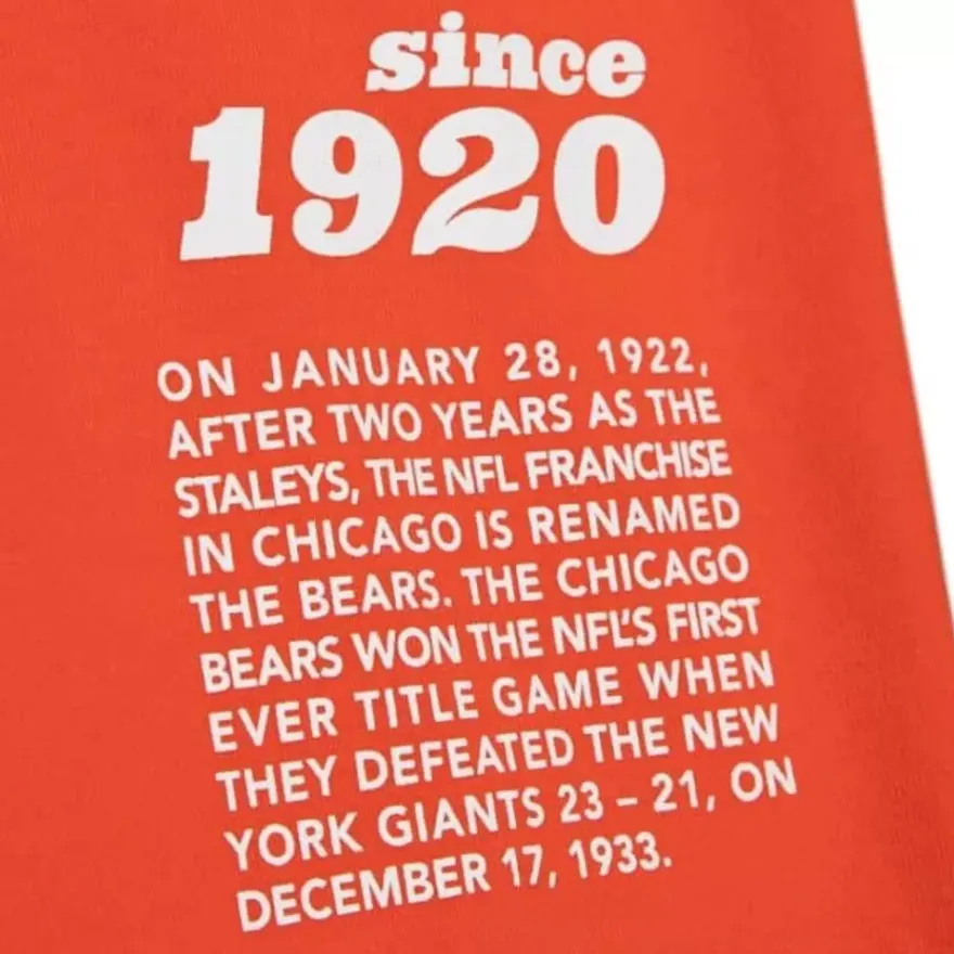 Mitchell & Ness T-Shirts & Tops-Team Origins S/S Top Chicago Bears