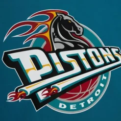 Mitchell & Ness T-Shirts & Tops-Team Origins S/S Top Detroit Pistons
