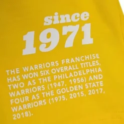 Mitchell & Ness T-Shirts & Tops-Team Origins S/S Top Golden State Warriors