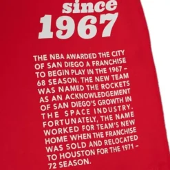 Mitchell & Ness T-Shirts & Tops-Team Origins S/S Top Houston Rockets