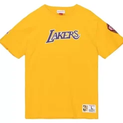Mitchell & Ness T-Shirts & Tops-Team Origins S/S Top Los Angeles Lakers