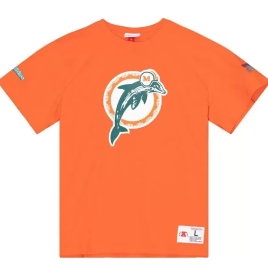 Mitchell & Ness T-Shirts & Tops-Team Origins S/S Top Miami Dolphins