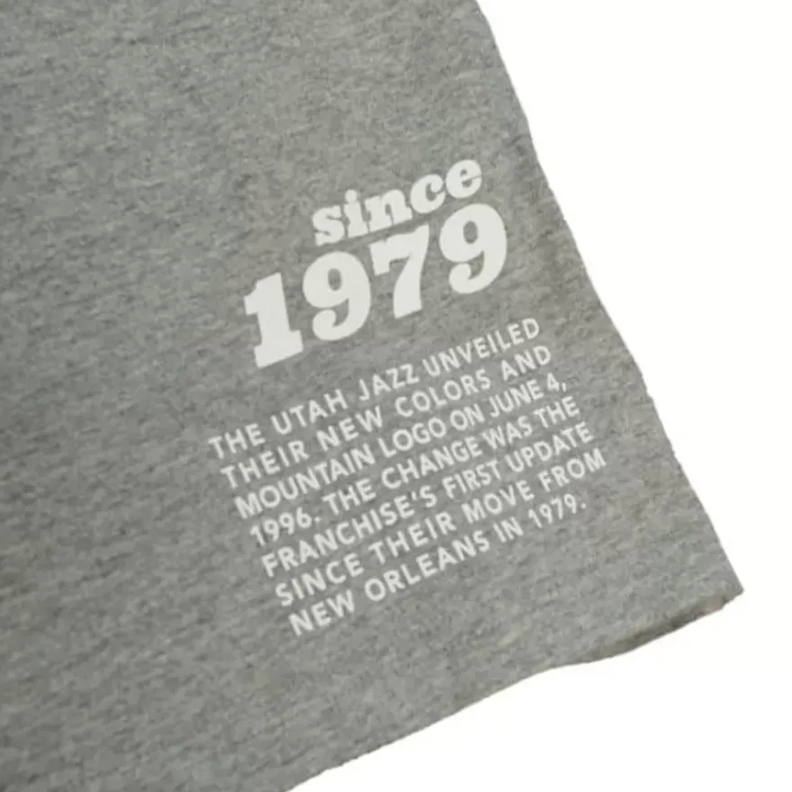 Mitchell & Ness T-Shirts & Tops-Team Origins S/S Top Utah Jazz