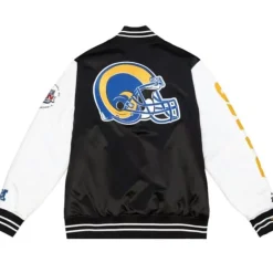 Mitchell & Ness Jackets & Outerwear-Team Origins Varsity Satin Jacket Los Angeles Rams