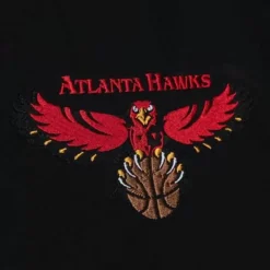 Mitchell & Ness Jackets & Outerwear-Team Origins Varsity Satin Jacket Atlanta Hawks