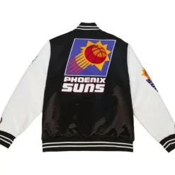 Mitchell & Ness Jackets & Outerwear-Team Origins Varsity Satin Jacket Phoenix Suns