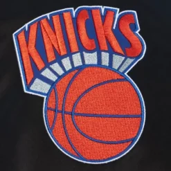 Mitchell & Ness Jackets & Outerwear-Team Origins Varsity Satin Jacket New York Knicks