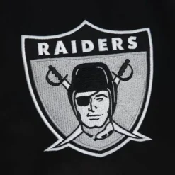 Mitchell & Ness Jackets & Outerwear-Team Origins Varsity Satin Jacket Oakland Raiders