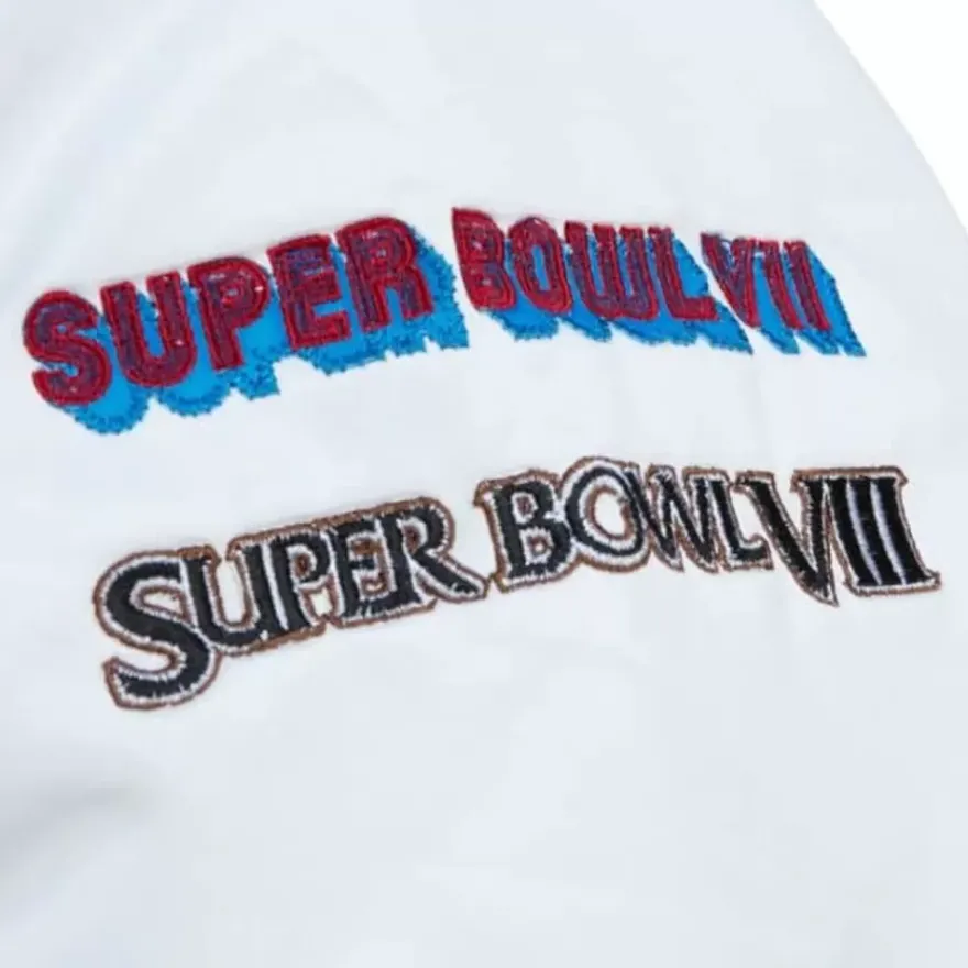 Mitchell & Ness Jackets & Outerwear-Team Origins Varsity Satin Jacket Miami Dolphins