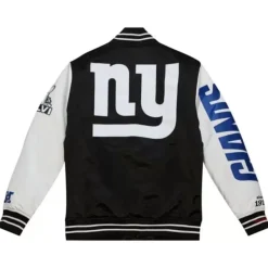 Mitchell & Ness Jackets & Outerwear-Team Origins Varsity Satin Jacket New York Giants